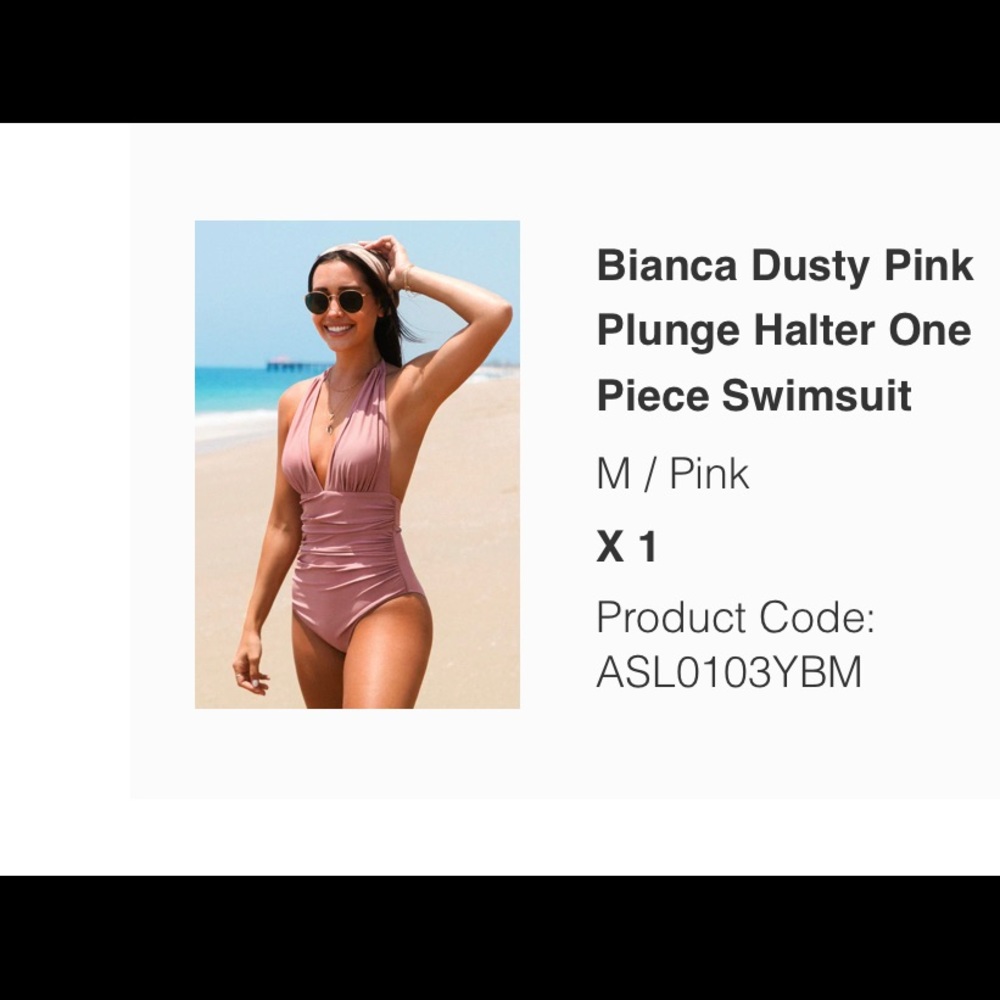 Swimsuit one piece